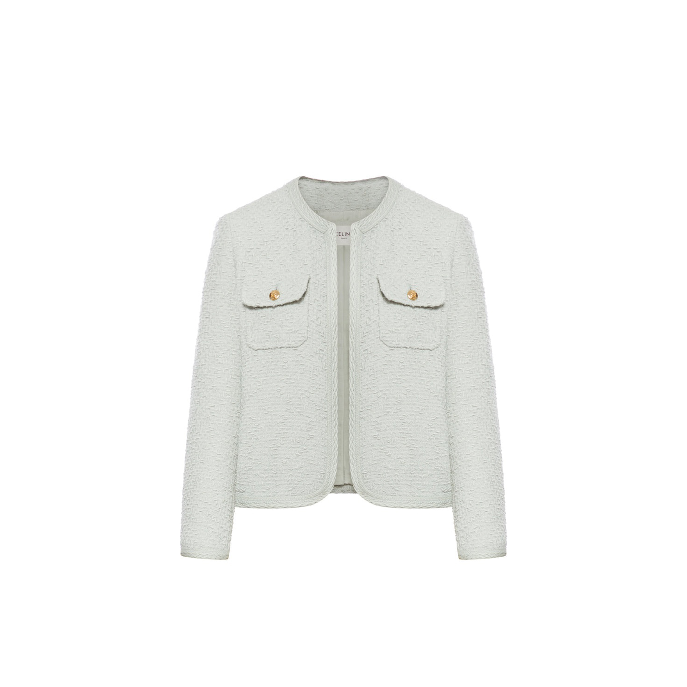 CELINE CHELSEA JACKET IN LIGHTWEIGHT TWEED 2V55Q435T